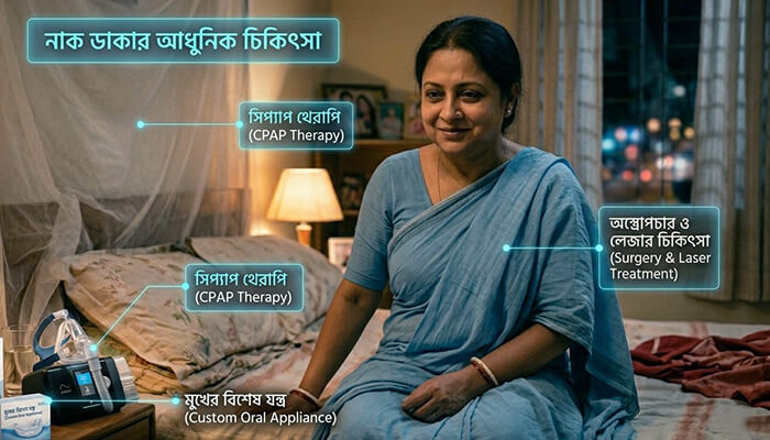নাক ডাকার আধুনিক চিকিৎসা