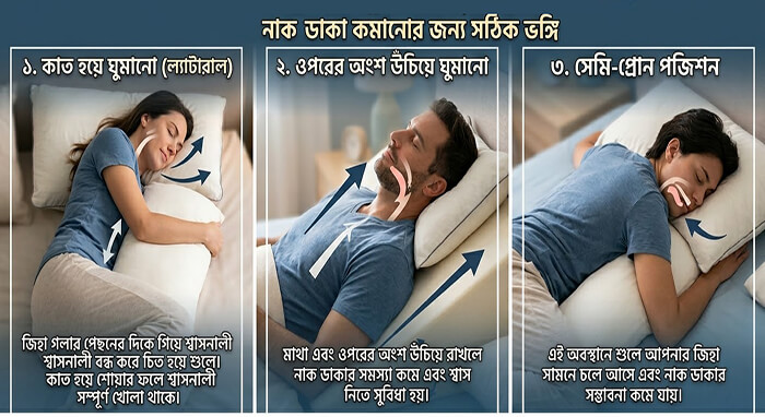 পজিশনাল স্লিপিং বা শোয়ার ধরন