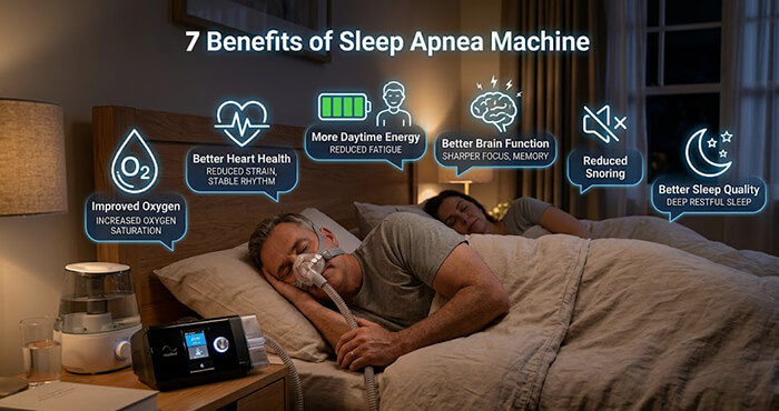 7 Benefits of Sleep Apnea Machine