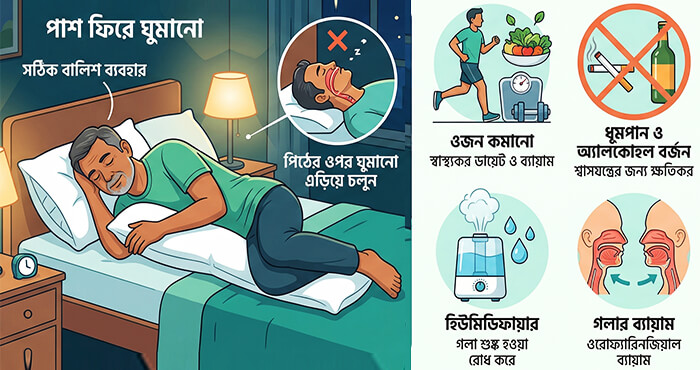 ঘুমের পজিশন পরিবর্তন