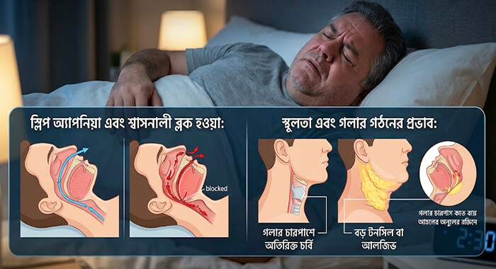 ঘুমের মধ্যে শ্বাস বন্ধ হয়ে গেলে কি করণীয়