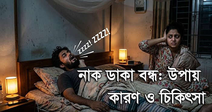 নাক ডাকা বন্ধ করার ঔষধ
