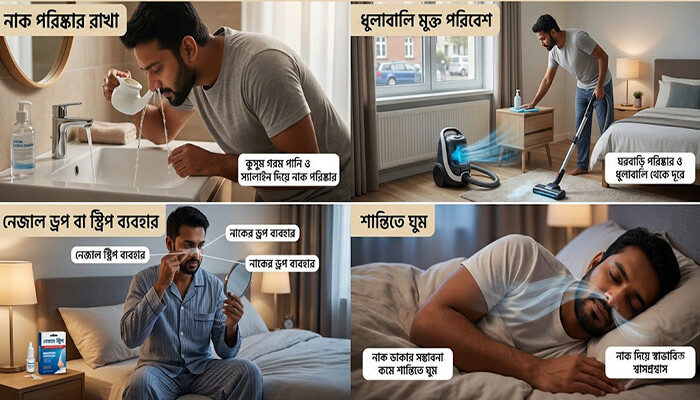 নাক পরিষ্কার রাখা এবং সাইনাস চিকিৎসা
